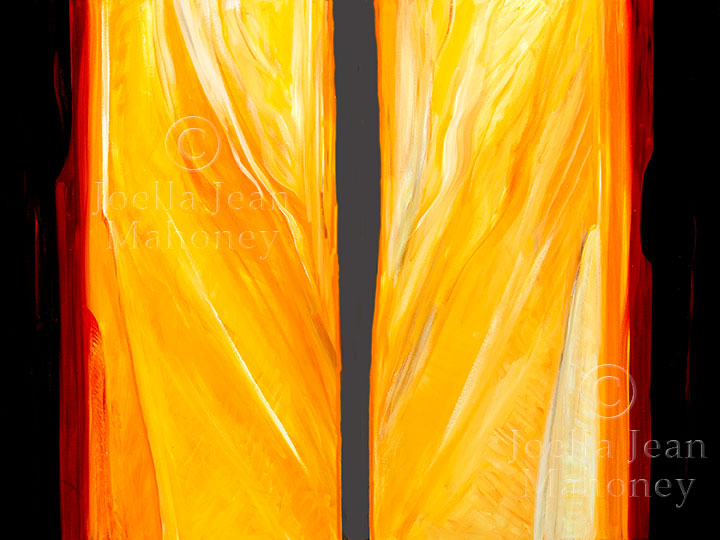 There Too - Painting by Joella Jean Mahoney